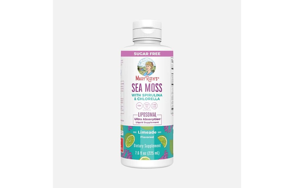 Mary Ruth's - Sea Moss Supplement Spirulina Chlorella 7.6oz Limeade