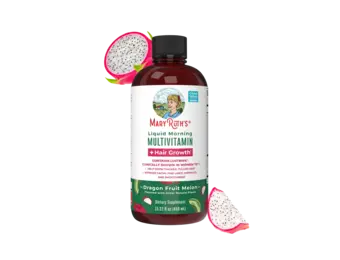 Mary Ruth's - Multivitamin Supplement Hair Growth & Lustiva 15.22oz Dragon Fruit Melon