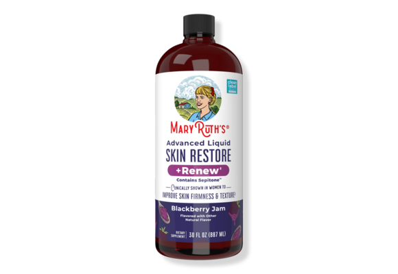 Mary Ruth's - Skin Restore + Renew Supplement 30oz Blackberry Jam