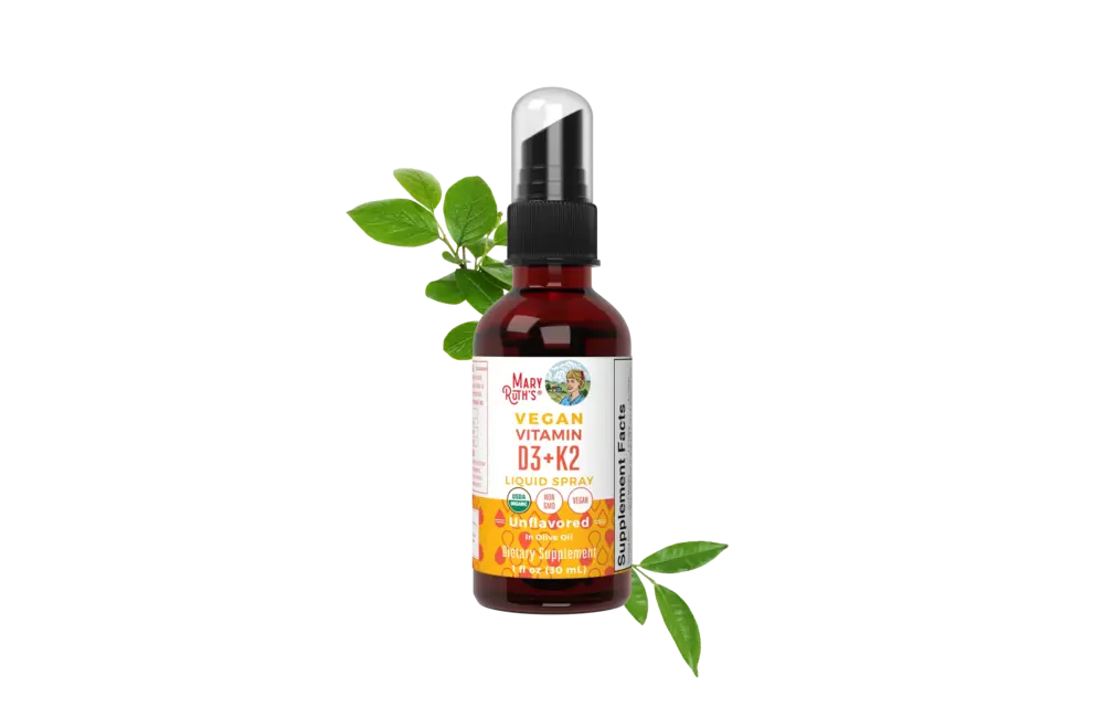 Mary Ruth's - Vitamin D3 + K2 Supplement Liquid Spray 1oz Unflavoured in Olive Oil