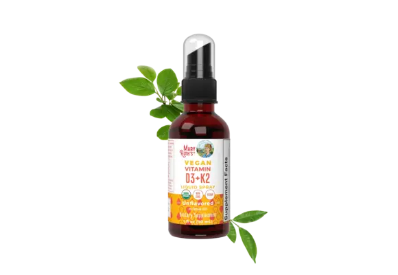 Mary Ruth's - Vitamin D3 + K2 Supplement Liquid Spray 1oz Unflavoured in Olive Oil