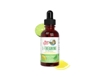 Mary Ruth's - L-Theanine Supplement Liquid Drops 2oz Lemon Lime
