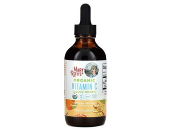 Mary Ruth's - Organic Vitamin C Supplement Liquid Drops 4oz Orange Vanilla