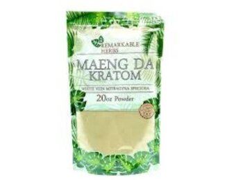 Remarkable Herbs - Kratom Powder White Vein Maeng Da 20oz