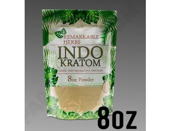 Remarkable Herbs - Kratom Powder Green Vein Indo 8oz