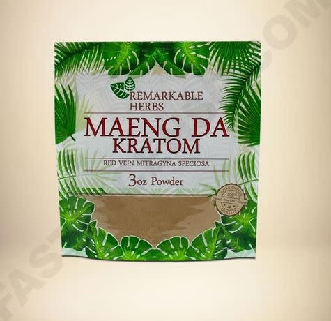 Remarkable Herbs - Kratom Powder Red Vein Maeng Da 3oz