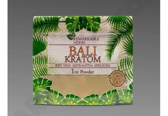 Remarkable Herbs - Kratom Powder Red Vein Bali 1oz