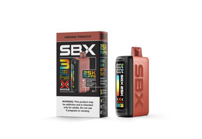 SBX - Rechargeable Vape 25000 Puffs Virginia Tobacco