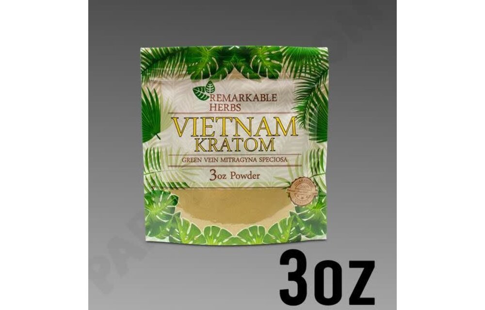 Remarkable Herbs - Kratom Powder 3oz