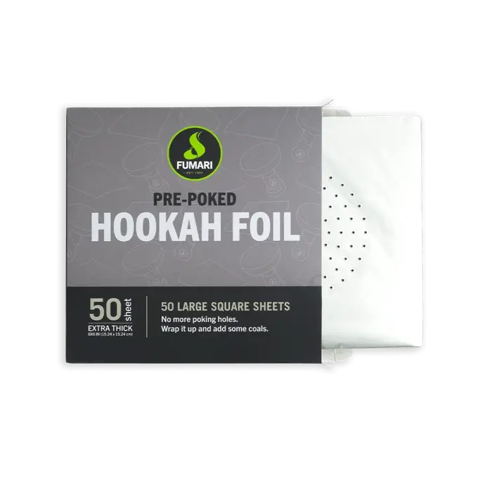 Fumari - Hookah Foil Pre-Poked Large Sheets 50ct