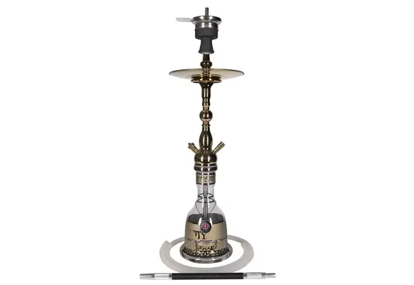 Amy Deluxe - Hookah Pipe Set 30" Gold/Black