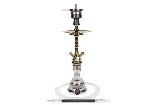 Amy Deluxe - Hookah Pipe Set 23" Gold/Black