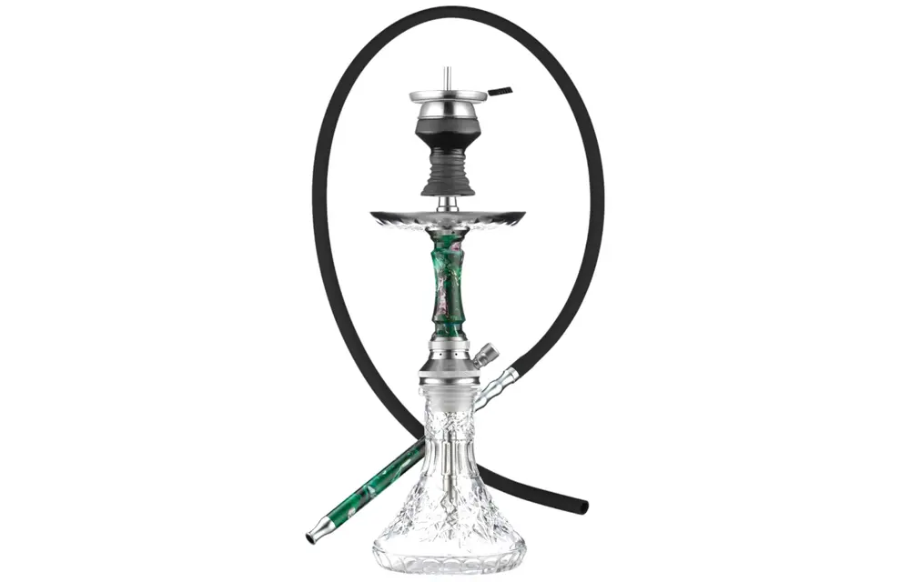 Golden Desert - Hookah Pipe Kit 10" Acrylic Green