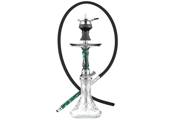 Golden Desert - Hookah Pipe Kit 10" Acrylic Green