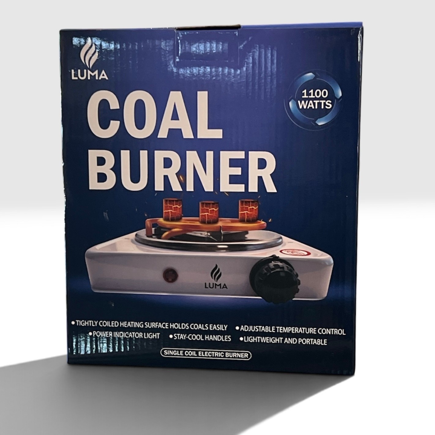 Luma - Coal Burner Portable Stove 1100W Single Coil