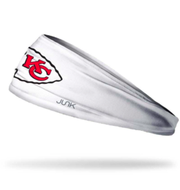 Junk Kansas City Chiefs: Logo White Headband