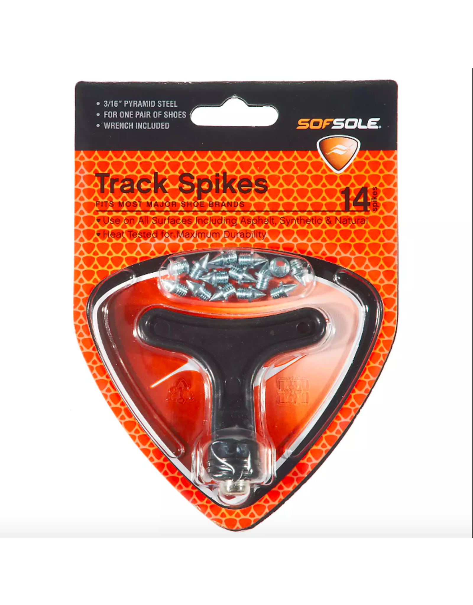 SOF SOLE 3/16" PYRAMID spikes