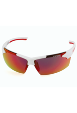 TIFOSI OPTICS Track White/Red Smoke Red