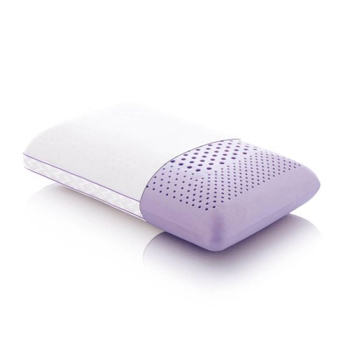 MALOUF Malouf Zoned Dough Lavender Pillow - Queen MALOUF Malouf Zoned Dough Lavender Pillow - Queen