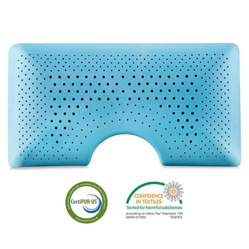 MALOUF Shoulder Zoned Gel Dough Pillow - Queen MALOUF Shoulder Zoned Gel Dough Pillow - Queen
