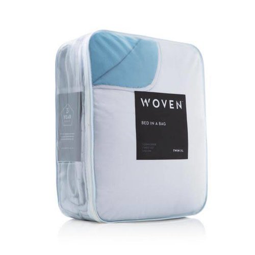 MALOUF WOVEN Bed-In-A-Bag - Queen Pacific/Ash MALOUF WOVEN Bed-In-A-Bag - Queen Pacific/Ash