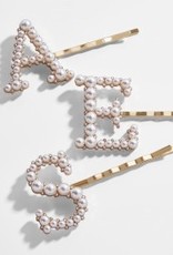 Baublebar Baroque Initial Pearl Hair Pins Stitch Boutique