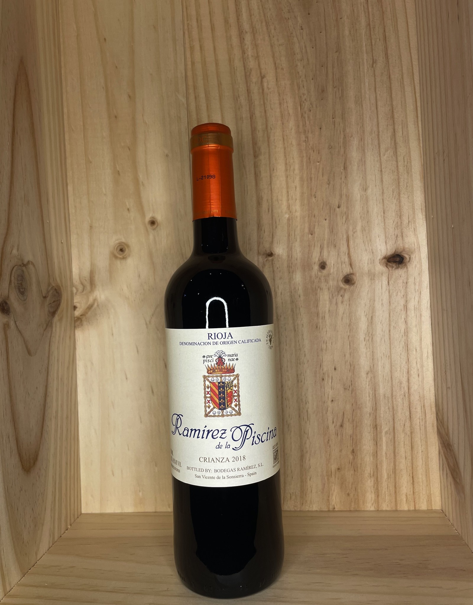 Bodegas Ramirez de la Piscina Bodegas Ramirez de la Piscina Rioja Crianza 2019/20 750ml