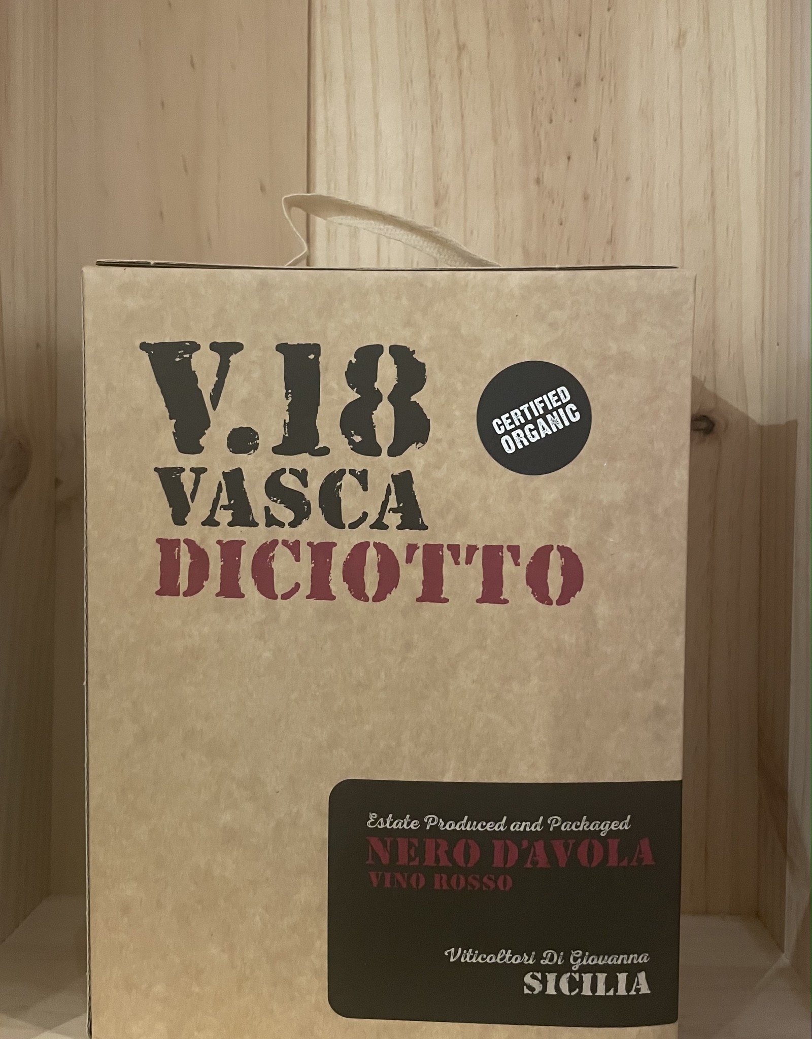Di Giovanna Vasca Diciotto V .18 Nero d'Avola 2023 3000ml
