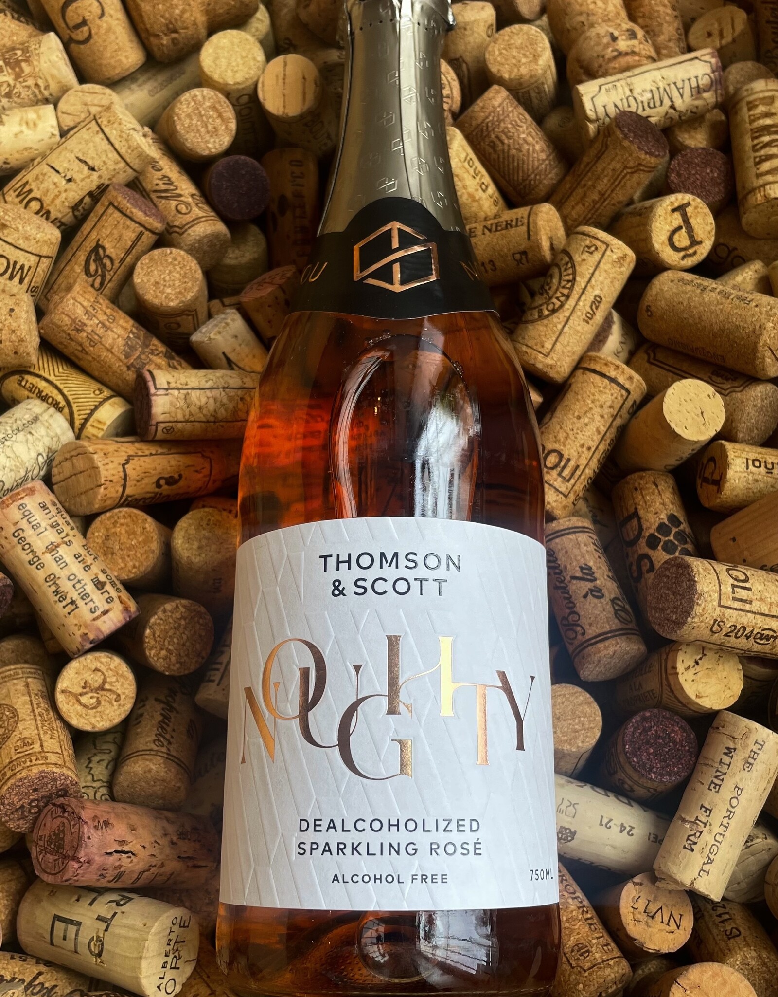 Thomson & Scott Noughty Alcohol-Free Organic SPARKLING Rose 750ml