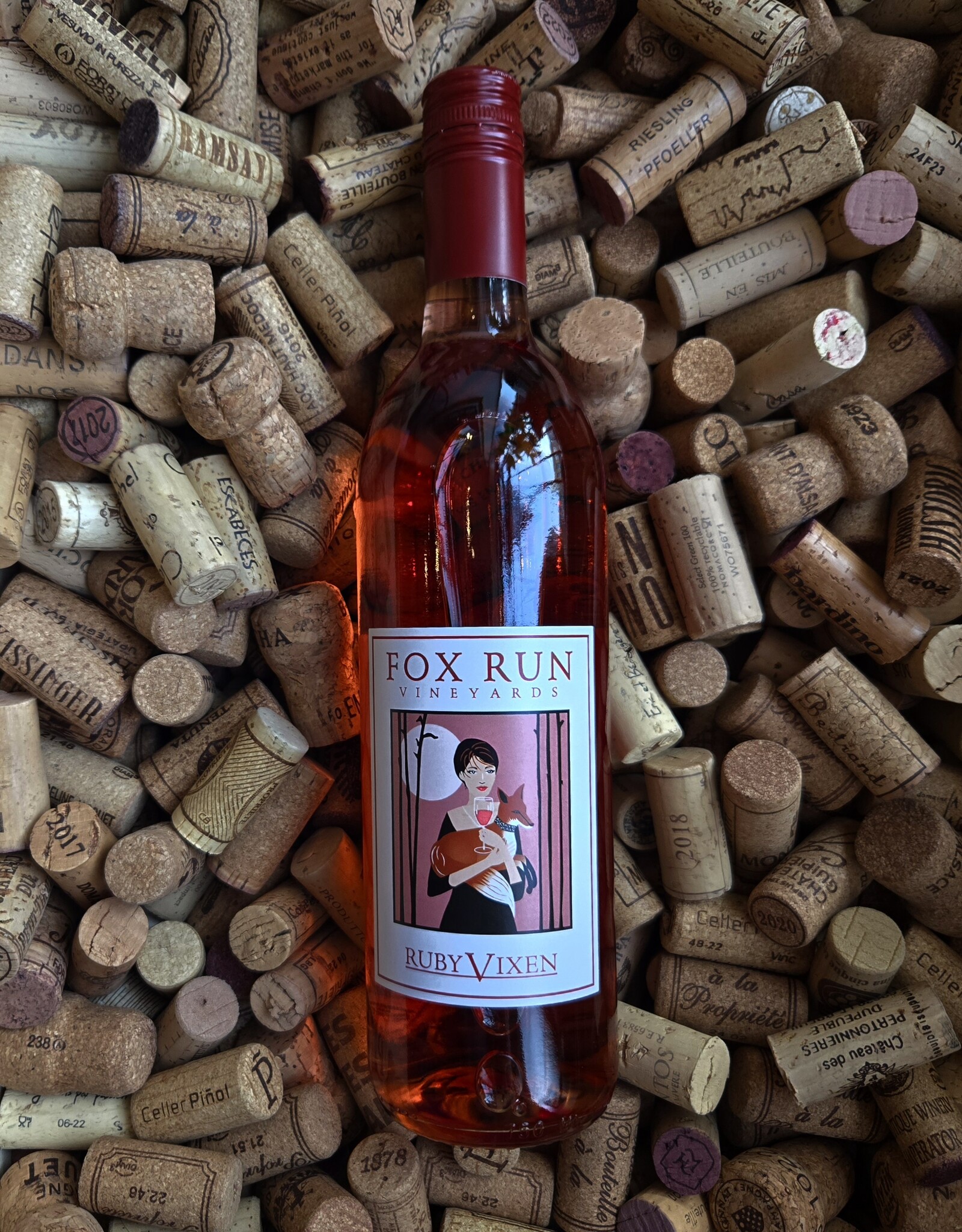 Fox Run Semi-sweet Ruby Vixen Blush Wine 2023 750ml