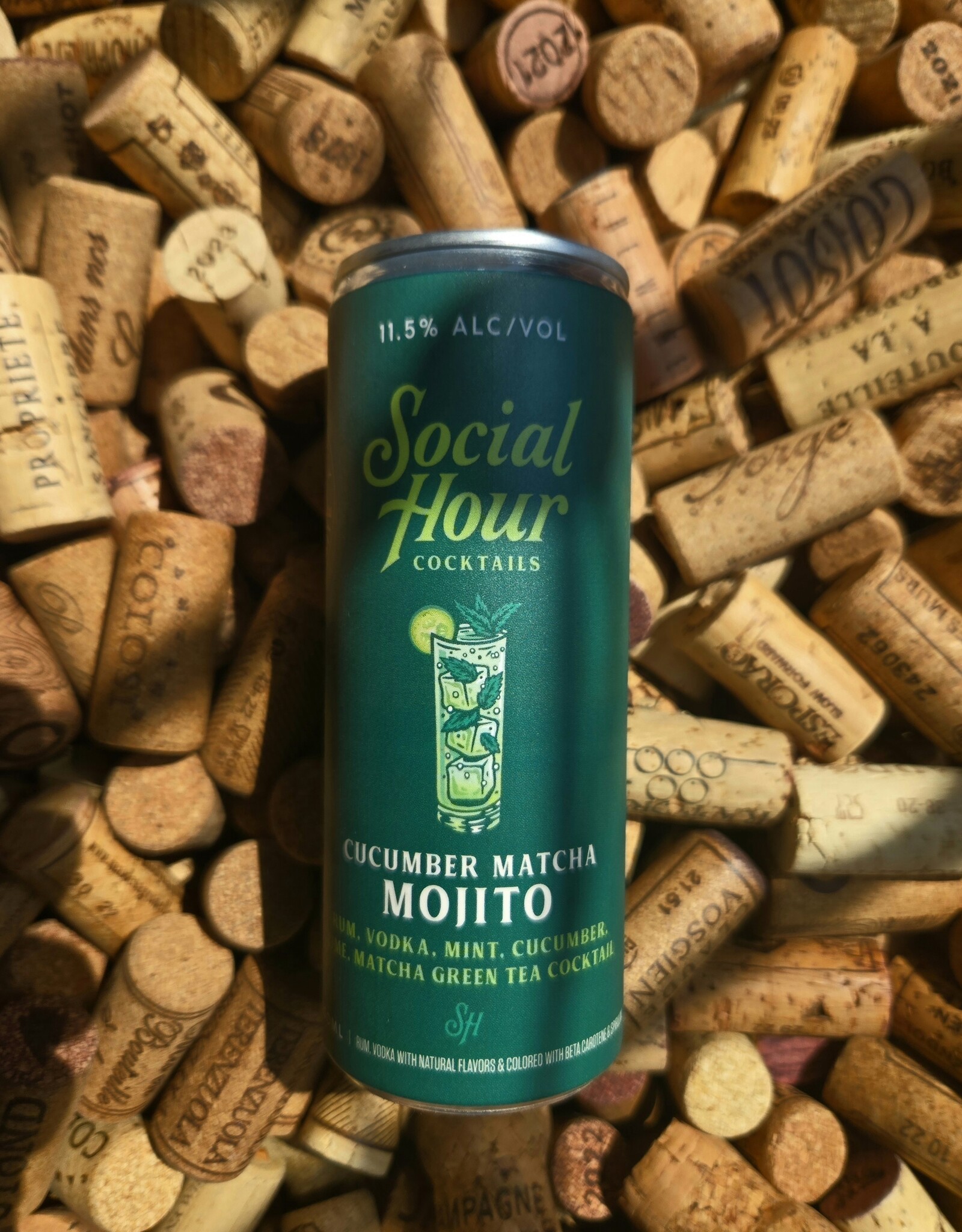Social Hour Cocktails CUCUMBER MATCHA MOJITO 250ml CAN