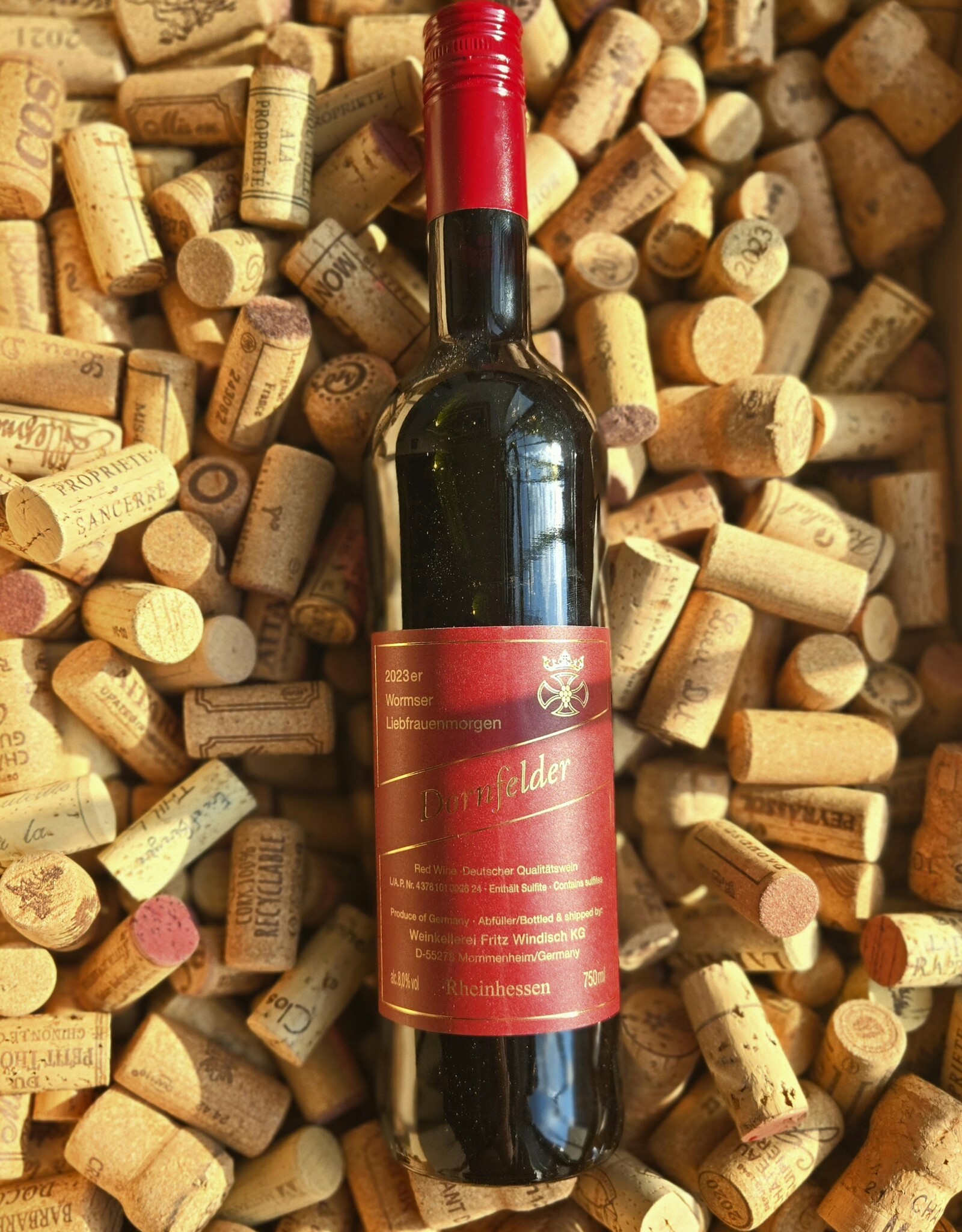 Windisch Rheinhessen Dornfelder Heimersheimer Rotenfels Qualitatswein 2023 750ml