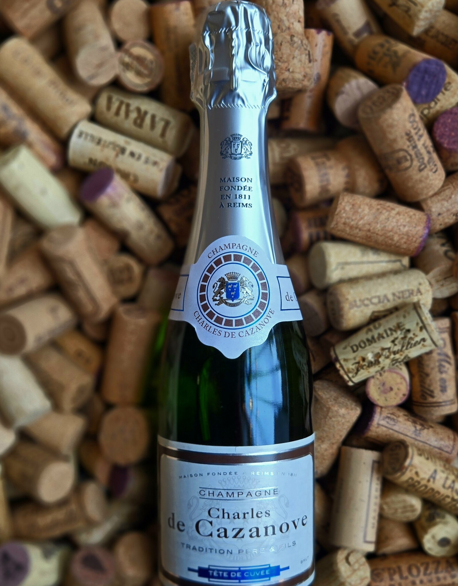 Charles de Cazanove Tradition Tete de Cuvee Brut NV 375ml