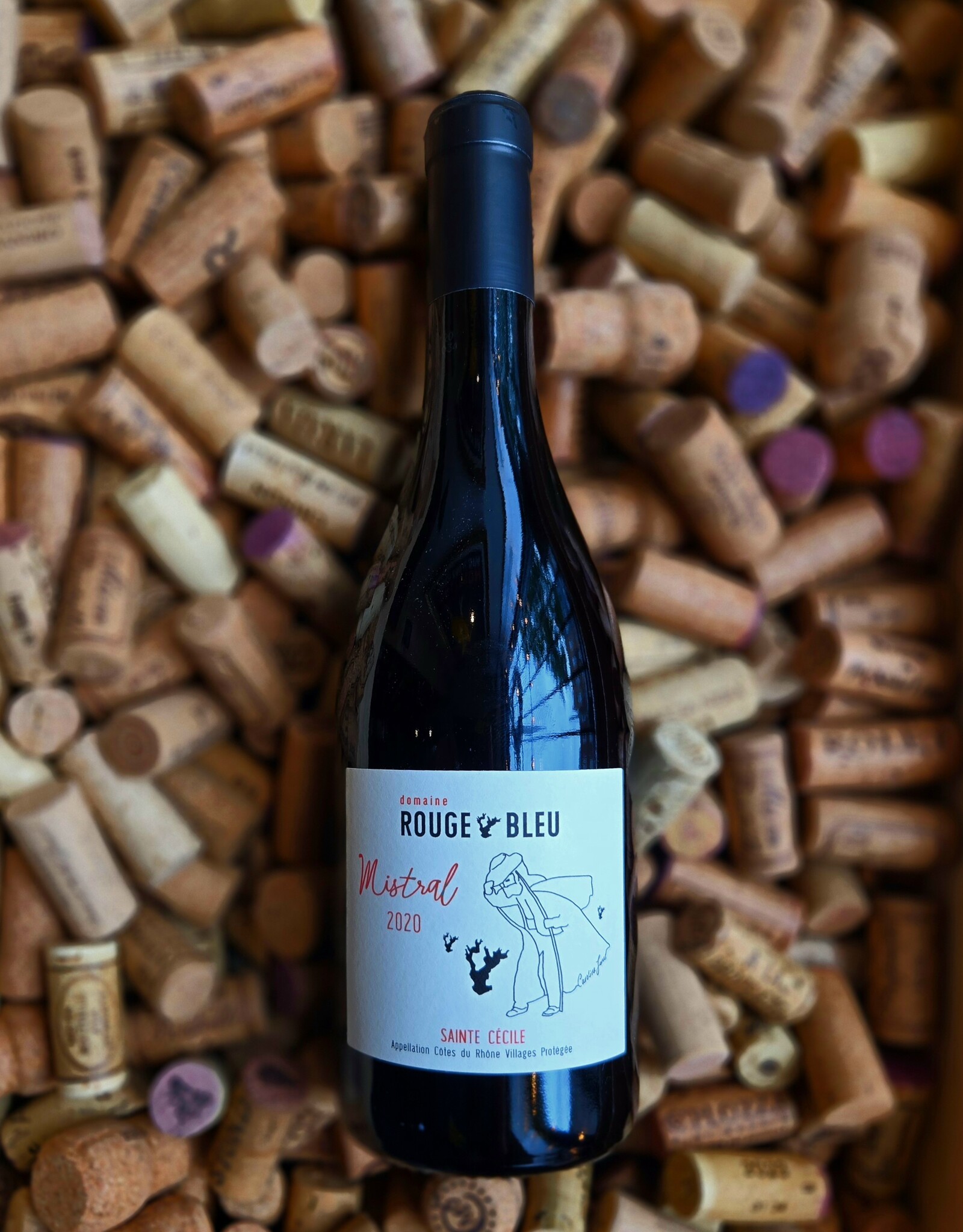 Domaine Rouge Bleu Mistral Cotes Du Rhone 2020 750ml