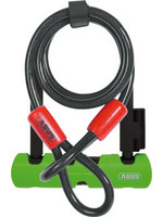 Abus Abus Ultra 410 U-Lock - 3.9 x 5.5", Keyed, Black, Includes Cobra cable