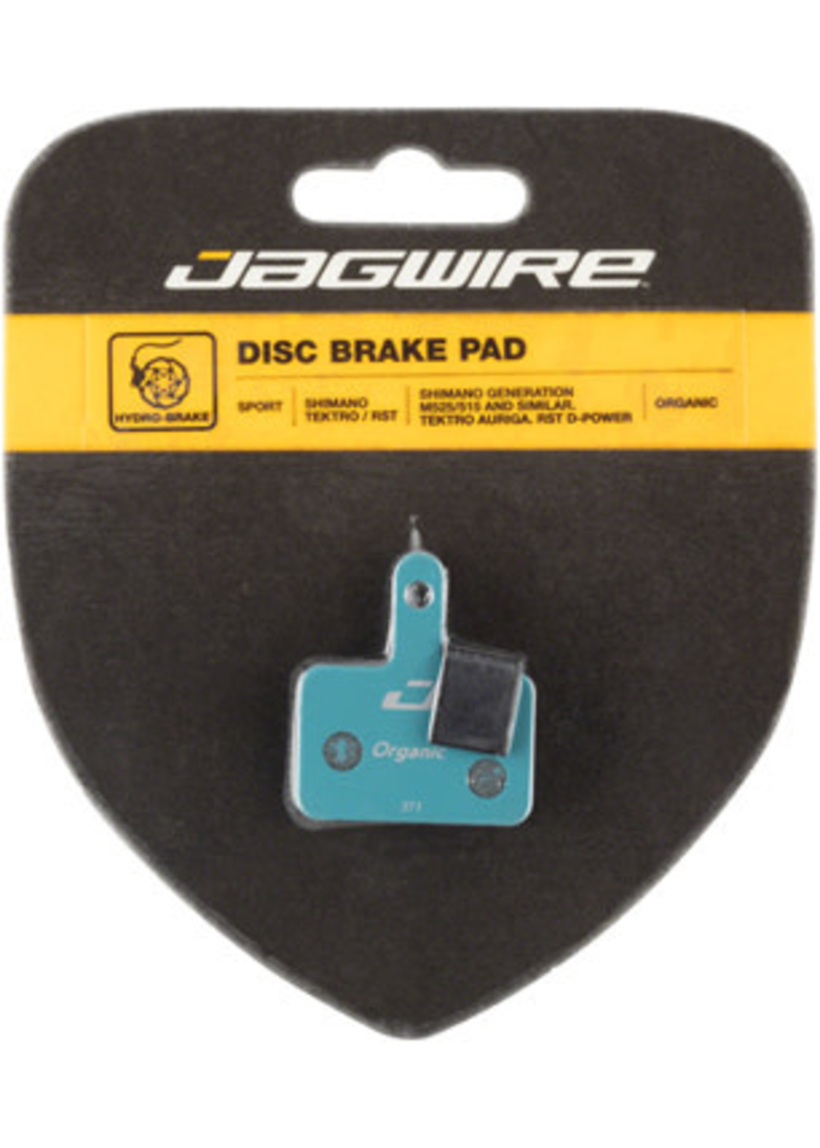 Jagwire Jagwire Sport Organic Disc Brake Pads for Shimano Deore T615, M525, M515, M515-LA, Alivio M4050, Tektro Auriga, TRP Hylex, Spyre
