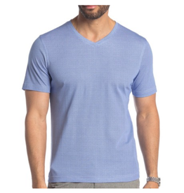 Raffi Dot Print V Neck T Shirt