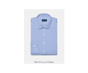 ワンピース PRINCE OF WALES CHECK MINI 1A Blue Mini Prince of Wales Check - Pour HoMMe