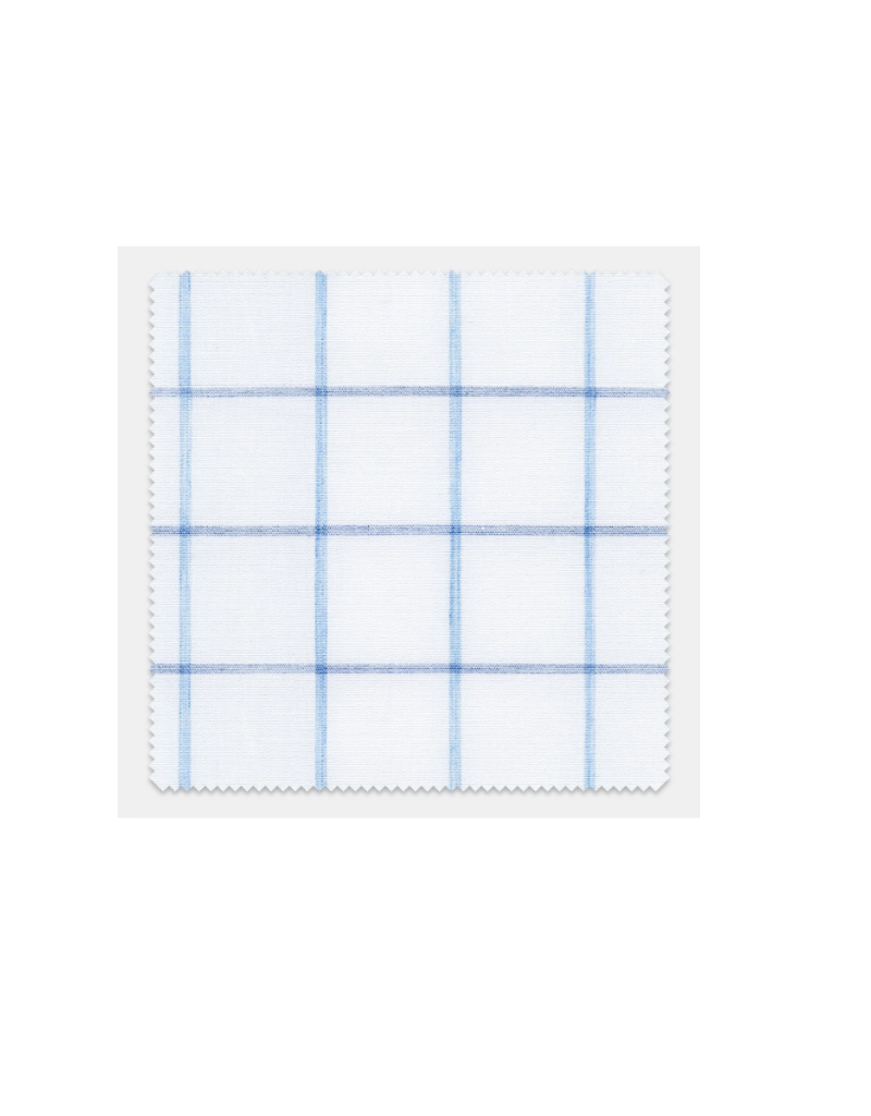 Stantt 2A Top Dye White and Blue Windowpane