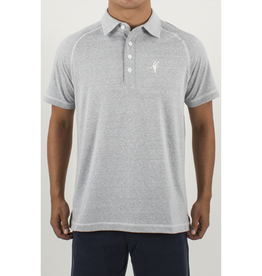 Toes on the Nose Raglan Polo Mist Gray