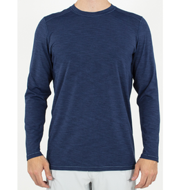 Toes on the Nose Training Perf LS Crew - Navy Heather
