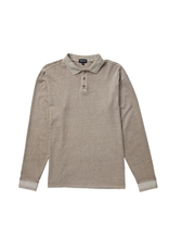 RP Relaxed Polo LS - Warm Grey