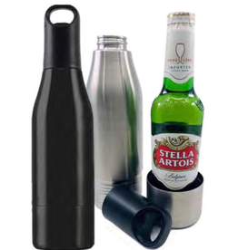 Stainless Bottle Cooler - Black