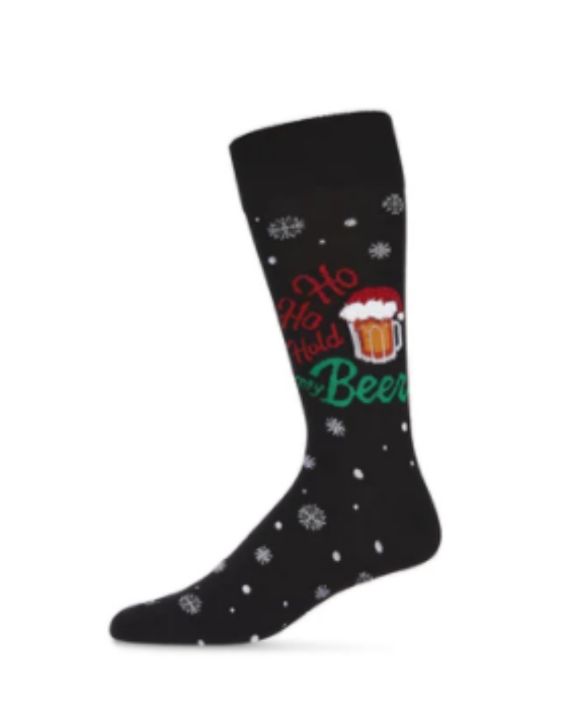 Hold My Holiday Beer Socks