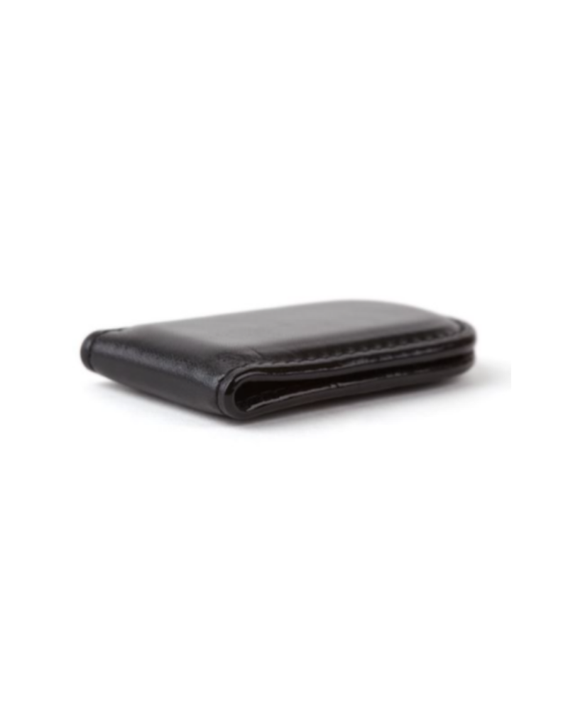 Bosca Old Leather Magnetic Money Clip - Black