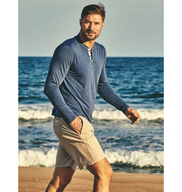 Fair Harbor FH The Seabreeze Henley - Dark Denim