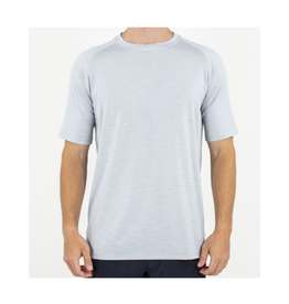Toes on the Nose Training Perf Tee  Crew - Lt Grey