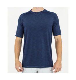 Toes on the Nose Training Perf SS Tee  Crew - Navy Heather
