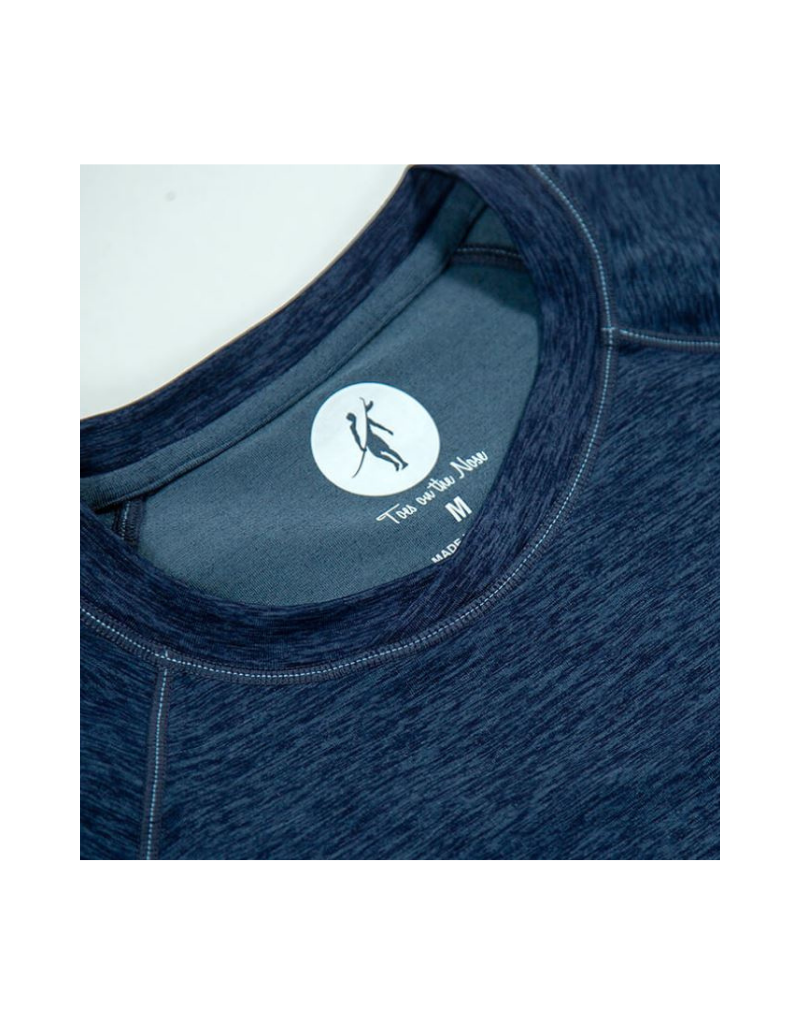 Toes on the Nose Training Perf SS Tee  Crew - Navy Heather