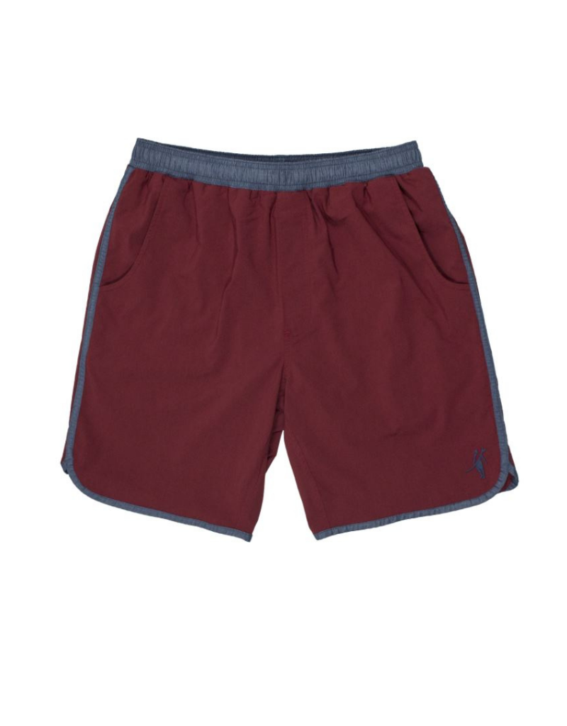 Toes on the Nose Volley Swim Shorts - Red / Navy